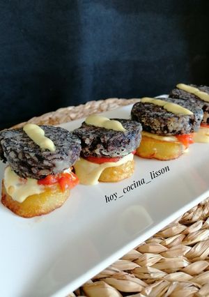 Una foto de Pintxo de morcilla