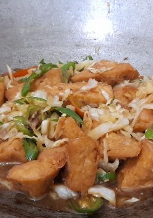 Foto resep Sayur tahu cabe hijau