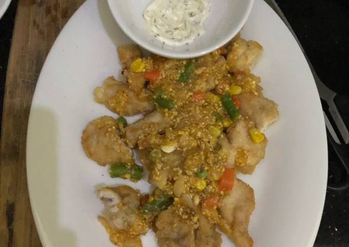 Langkah Mudah untuk Membuat Ayam goreng telor Asin yang Lezat