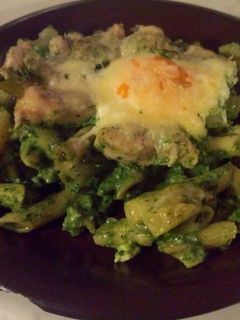 Rakott spenót csirkemellel recept fotója