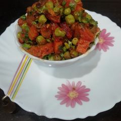 Peas & Carrot Subji A picture of Peas & Carrot Subji.
