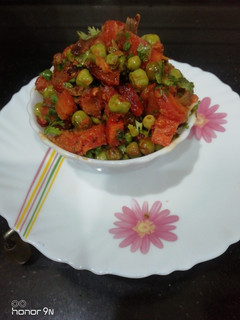 A picture of Peas & Carrot Subji.