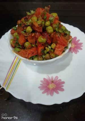 A picture of Peas & Carrot Subji.