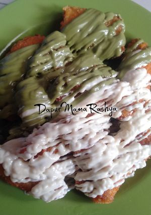 Foto resep PISANG KRISPI toping glaze greentea keju
