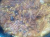 Tortilla de fideos sobrantes