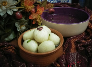A picture of Rasgulla.