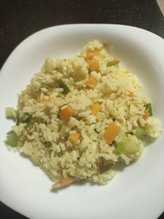Una foto de Arroz con verduras al curry