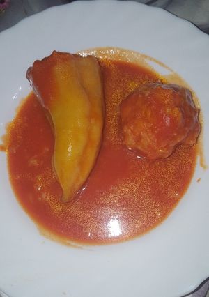 Töltött paprika recept fotója