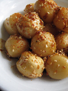 A picture of Teriyaki Fish Balls.