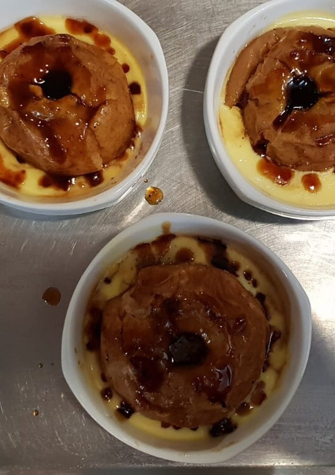 Una foto de Manzanas asadas al Pedro Ximénez