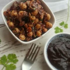 Kokum chickpeas salad A picture of Kokum chickpeas salad.