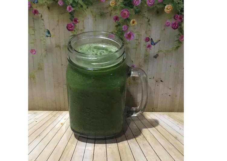 Langkah Mudah untuk Menyiapkan Diet Juice Kale Plum Apple Lemon Cucumber Grape Pokchoy Anti Gagal
