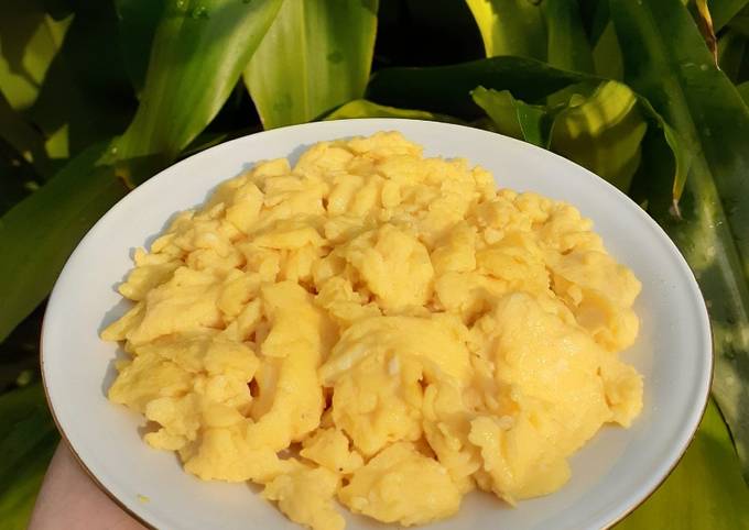 Resep Scrambled Egg Ala Mcd Oleh Leylita Kesty Hardjiyantie Cookpad