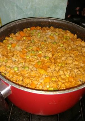 Una foto de Picadillo de soya