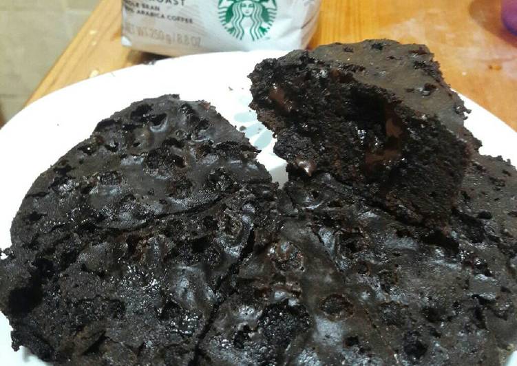 Starbucks double chocolate brownies teflon 😚😚