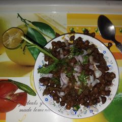 A picture of Chatpati ghugni.