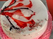 A picture of coconut lemon cake