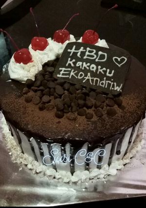 Foto resep Base cake ultah rasa coklat