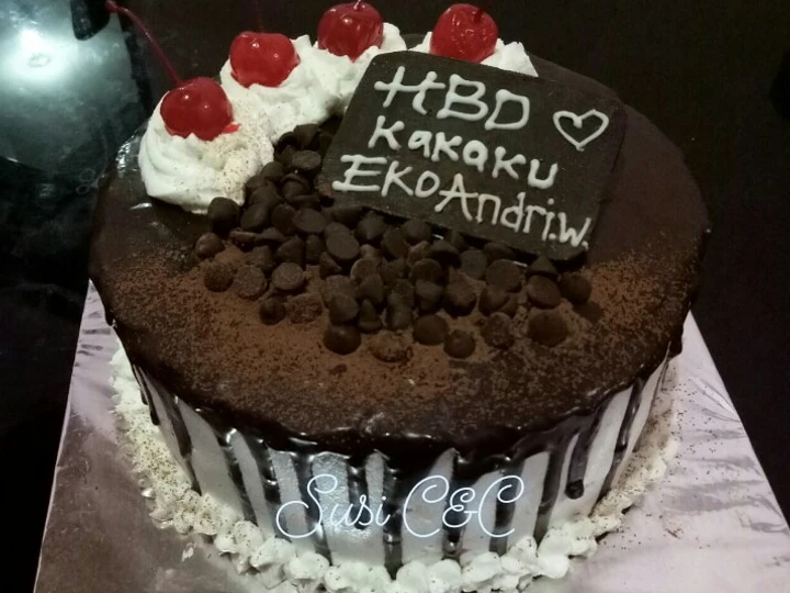 Cara Gampang Menyiapkan Resep  Base cake ultah rasa coklat yang Lezat Sekali, Bisa Manjain Lidah