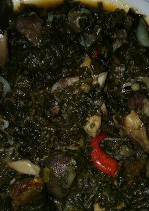 A picture of Vegetable soup.