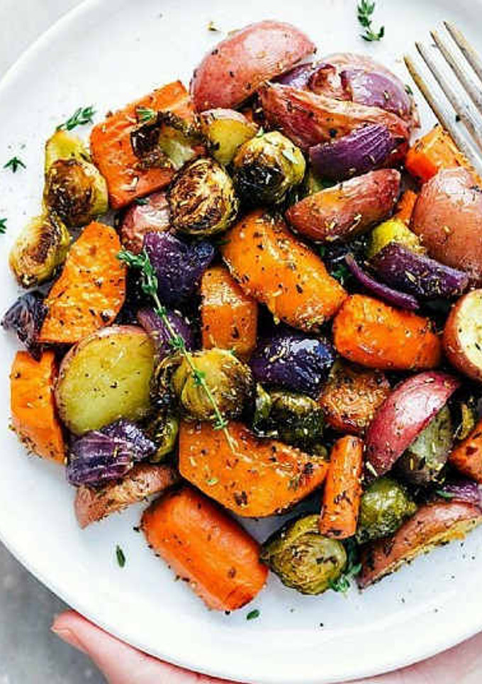 Una foto de Verduras al horno fácil!