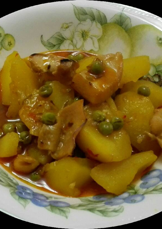 Una foto de Patatas con sepia