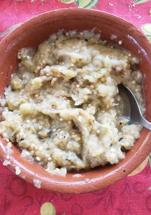 Una foto de Hummus de Berenjena Ahumada