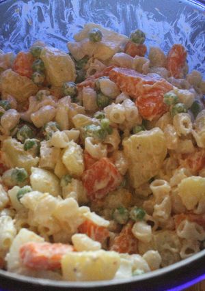 Una foto de Pastón de ensueño o ensalarda de pasta