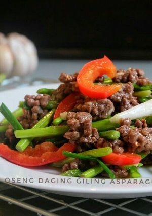 Foto resep Oseng Daging Giling Asparagus