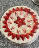 Torta merengue frutilla