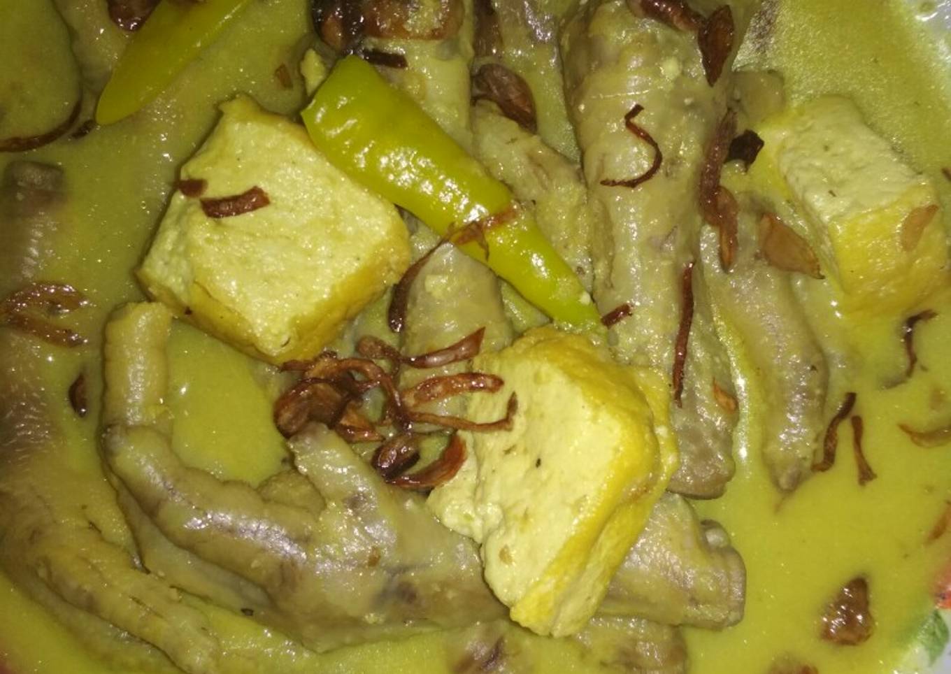 Opor Ceker Ayam