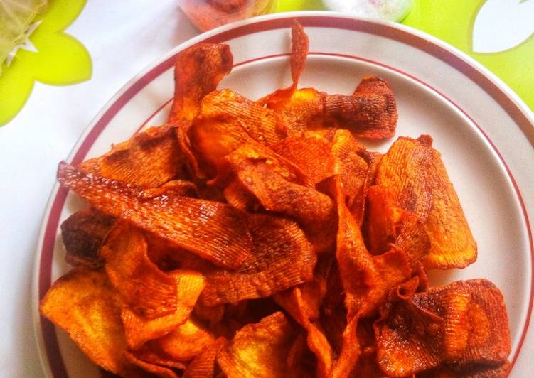 Step-by-Step Guide to Prepare Homemade Carrot crisps #themechallenge