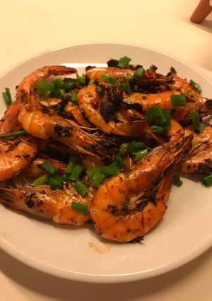 Foto resep Udang Tauco Hitam Pedas