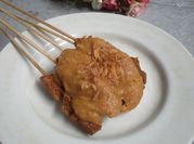 Gambar sate daging sapi rebus