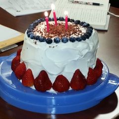 A picture of Watermelon Cake.