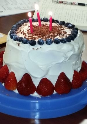 A picture of Watermelon Cake.