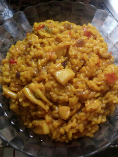 Una foto de Arroz con sepia