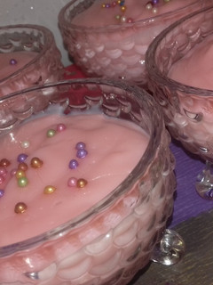 صورة لوصفة مهلبية كريمية 🍧 بذوق الفراولة 🍓