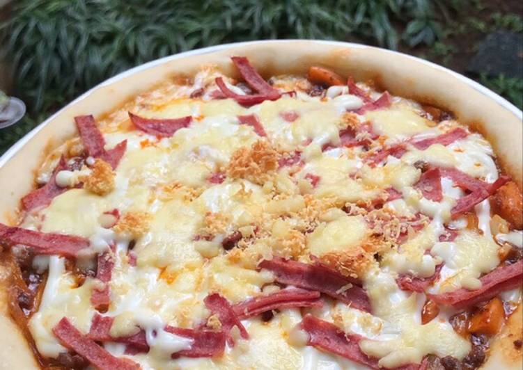 Cara Gampang Menyiapkan Pizza Empuk Nagih 😆, Sempurna