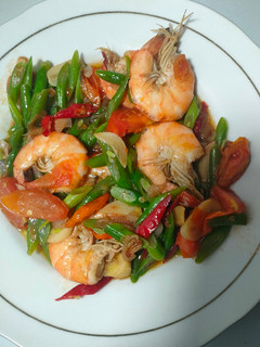 Foto resep Tumis Buncis Udang Pedas