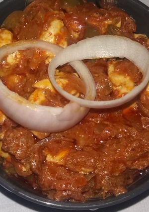 A picture of Chilli paneer.