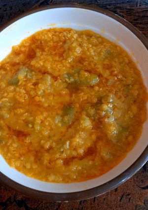 A picture of Dal masoor with Toarie.