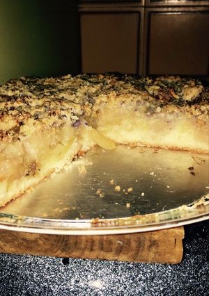 Una foto de Tarta crocante de manzana 🍏