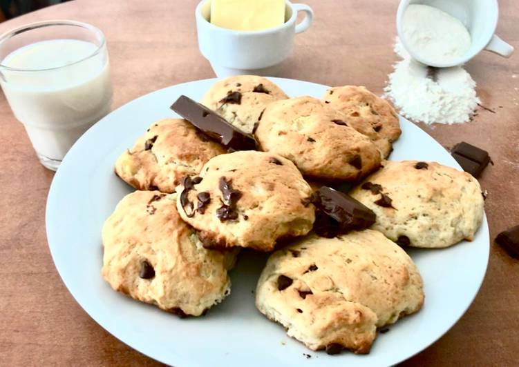 Recette de Super rapide Fait maison Cookies choco-banane végan et sans sucre