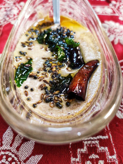 A picture of Classic Coconut chutney - serve with Dosa.