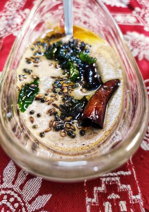 A picture of Classic Coconut chutney - serve with Dosa.