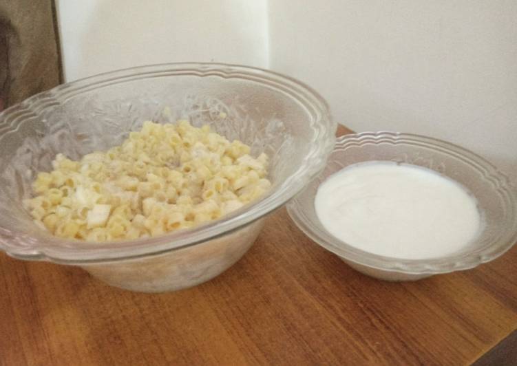 Simple Way to Prepare Perfect Yoghurt macaroni salad