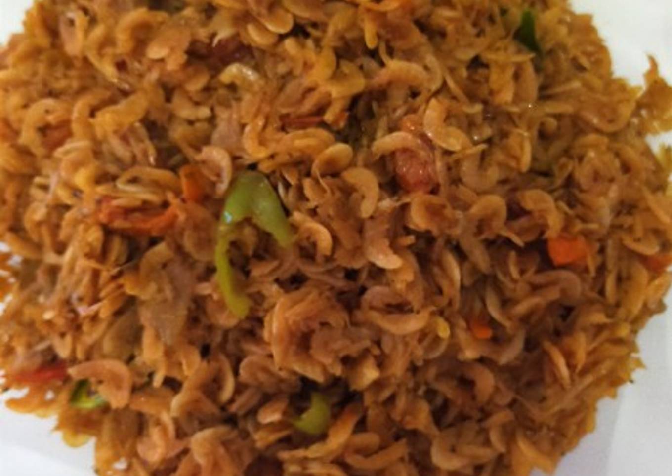 Tumis Udang Rebon Simple