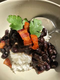 A picture of Chimichurri Black Beans.