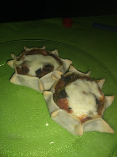 Una foto de Mini tartas de acelga / Saludable